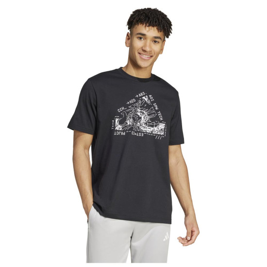 Adidas Ανδρική κοντομάνικη μπλούζα City Escape Landscape Graphic Tee